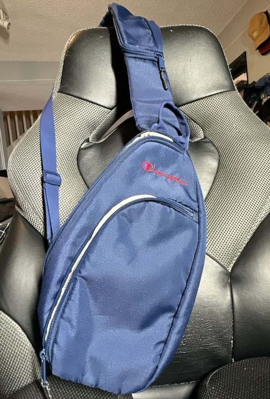 Champion Sling Bag Blue Crossbody Backpack